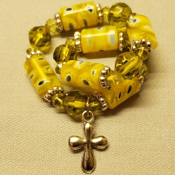 Wisconsin Monarch's Golden Son-Shine Bracelet - Picture 3 of 7